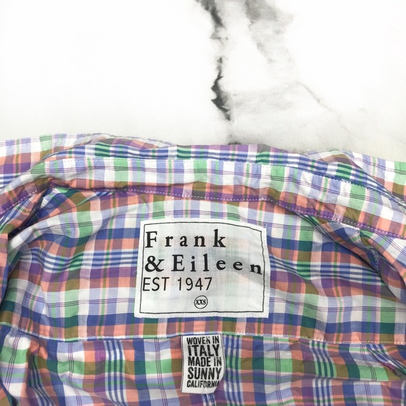 Frank & Eileen Barry Checkered Button Down Shirt - Picture 6 of 6